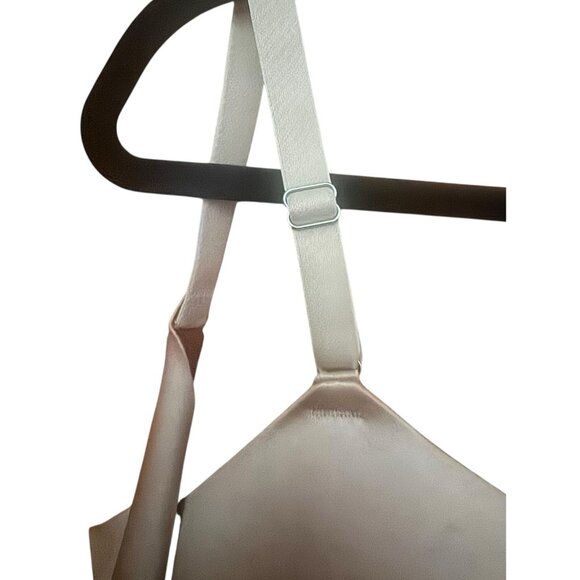 genie White Bra 44 DD-DDD Solid Adjustable Straps Solid Top Overlay Staple Basic - Picture 7 of 7